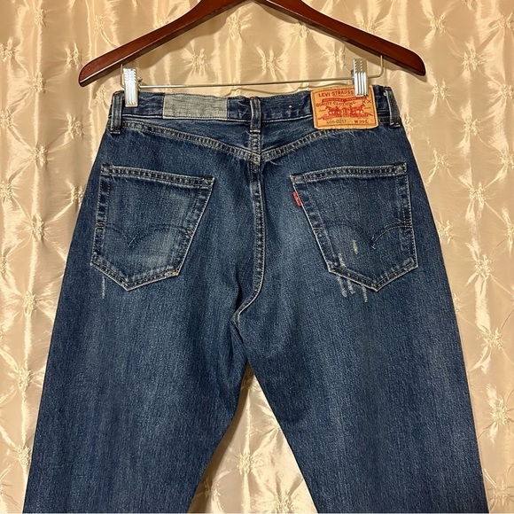 Levi’s LVC Vintage 505-0217 Selvedge Jeans Distressed Summer of Love 1967 - Picture 8 of 16